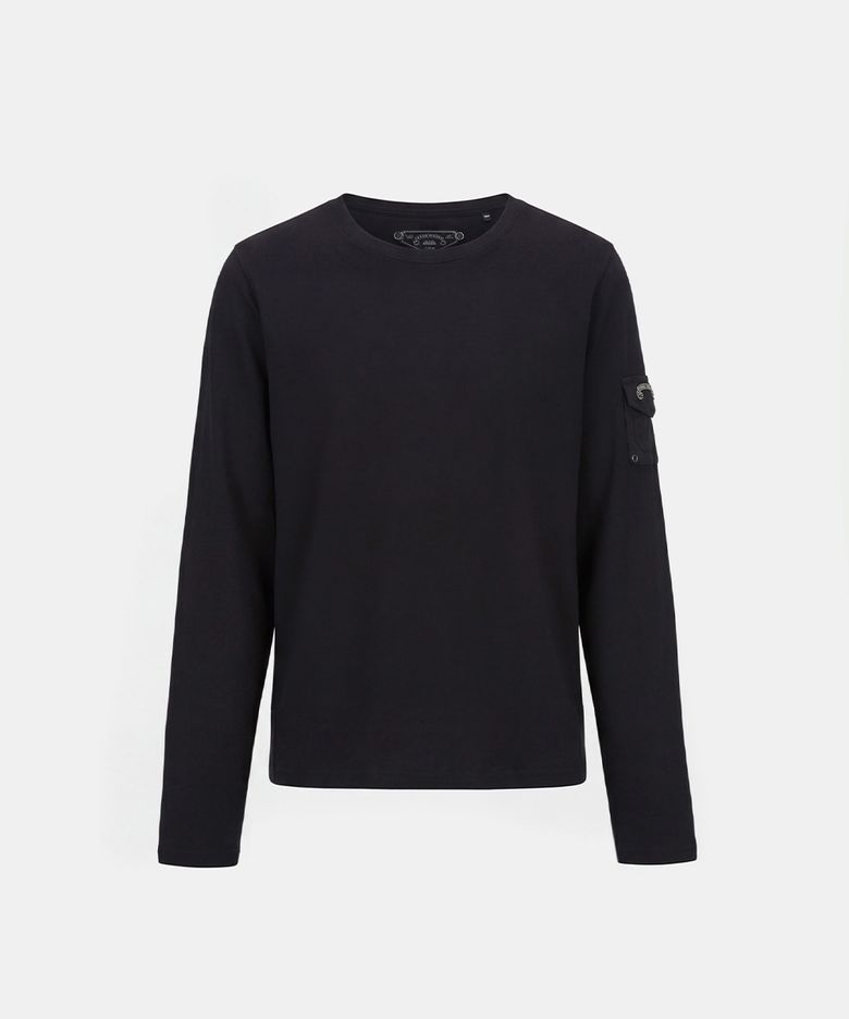 Viper Pocket Long Sleeve T-Shirt V2 - Black