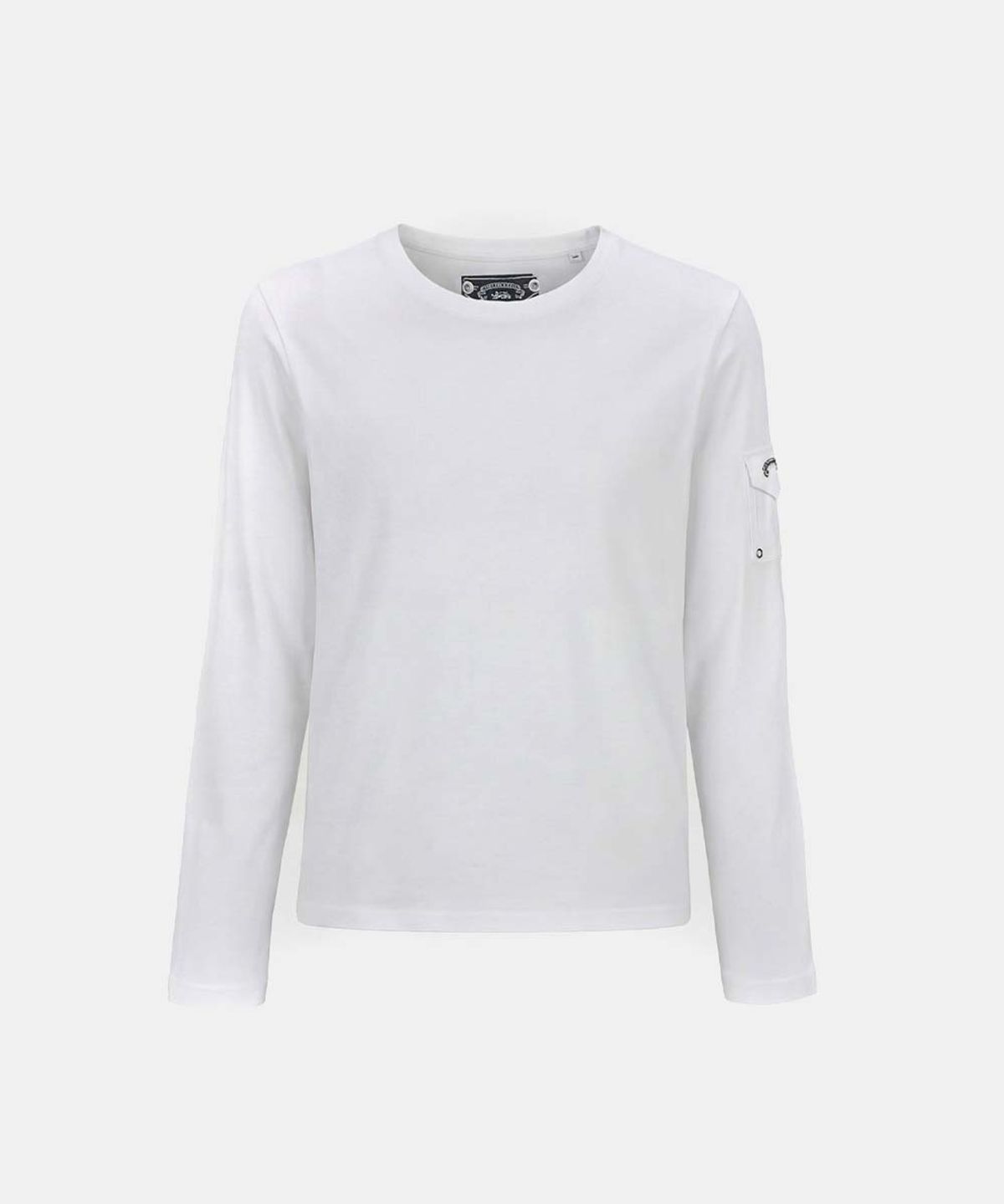 배드블러드(BADBLOOD) Viper Pocket Long Sleeve T-Shirt V2 - White