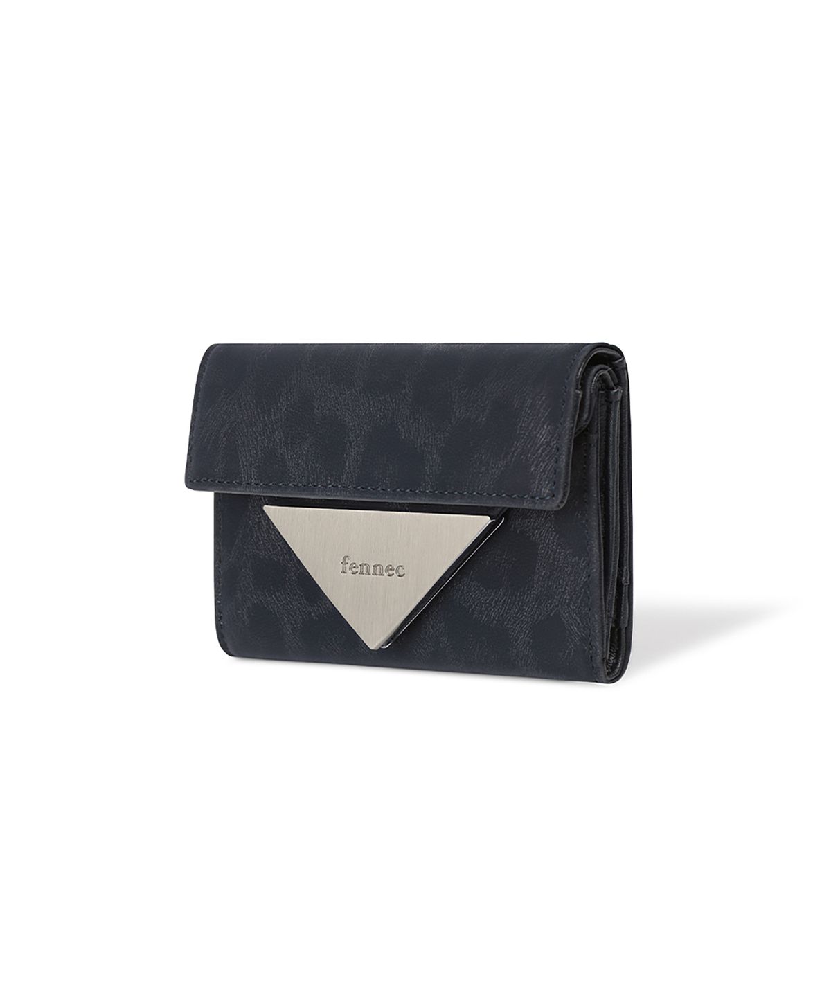 페넥(FENNEC) TRIANGLE DOCO WALLET - LEOPARD NAVY