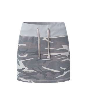아크메서드 애프터 클래스 로고 미니 스커트 [카모]