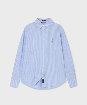 Steve Loose Fit Striped Shirts / WHYSG2311F