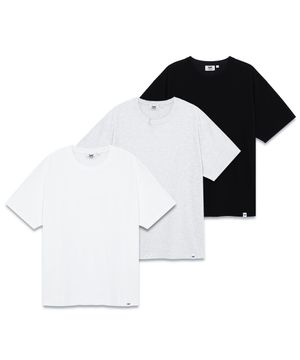 리 라벨 3PACK 티셔츠 믹스