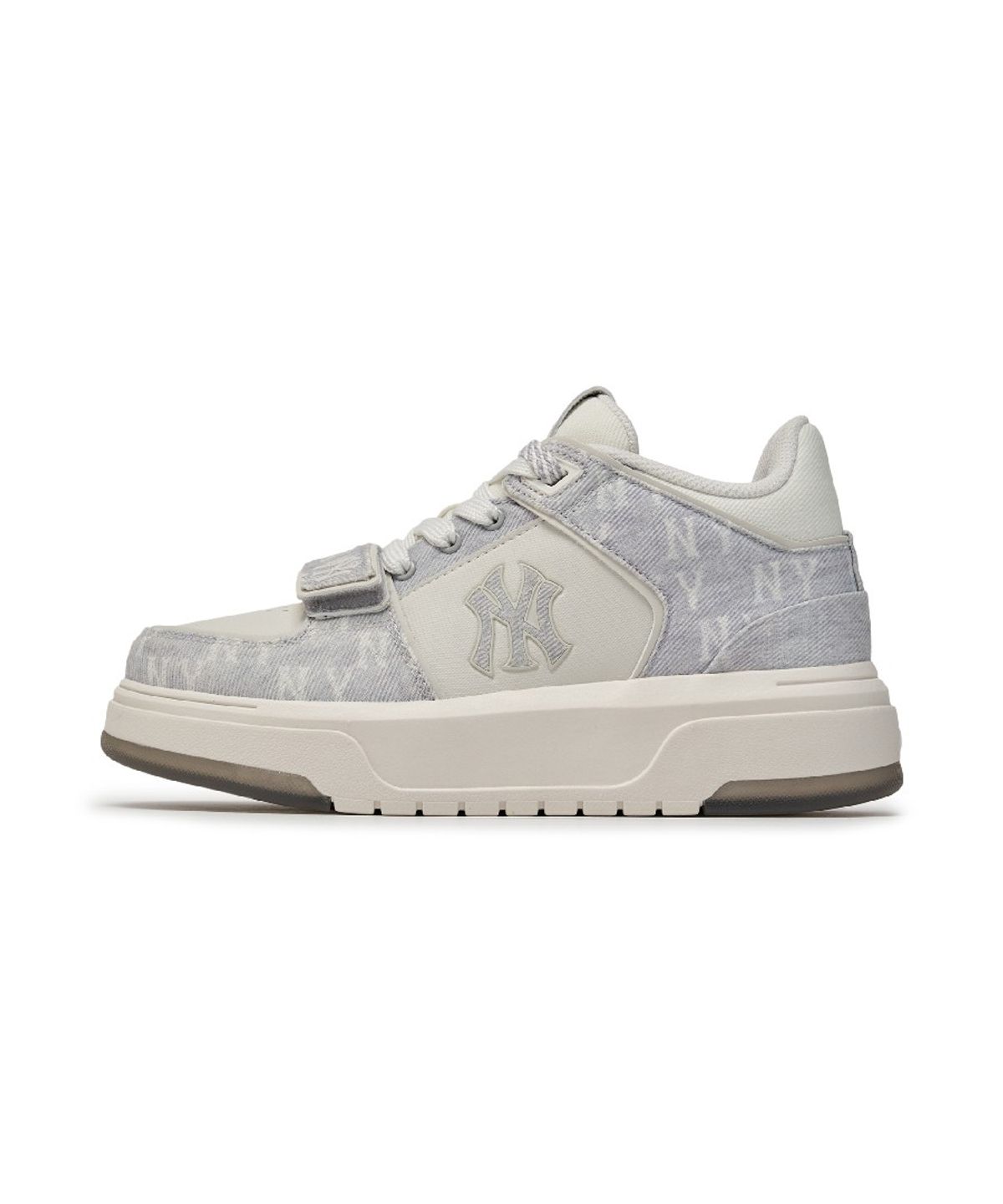 엠엘비(MLB) 청키라이너 미드 데님 모노그램 SL NY (Grey)