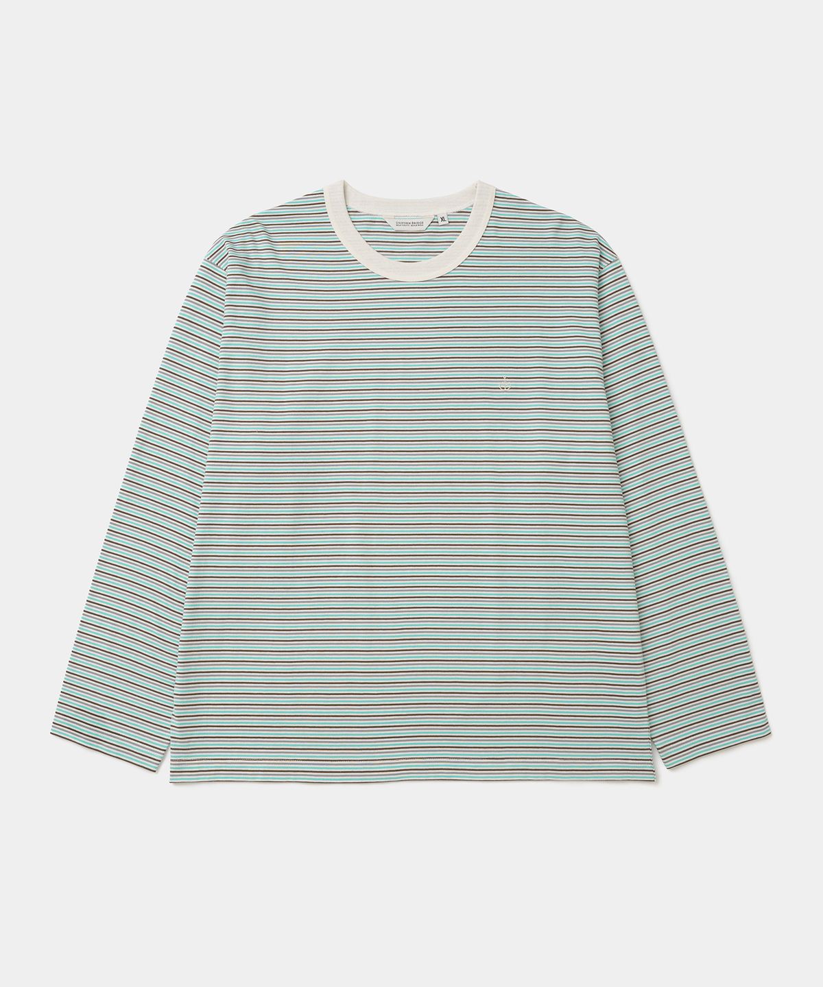 유니폼브릿지(UNIFORM BRIDGE) ubc multi stripe l/s t-shirt mint