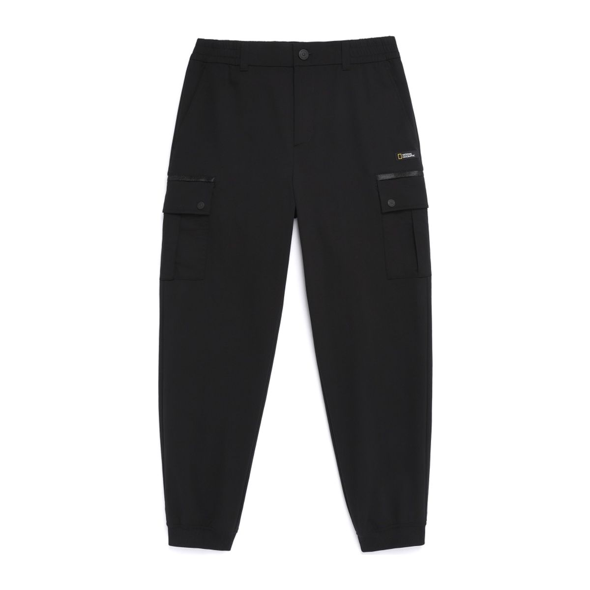 내셔널지오그래픽(NATIONALGEOGRAPHIC) N261MPT040 카고 포켓 베이직핏 조거 팬츠 BLACK