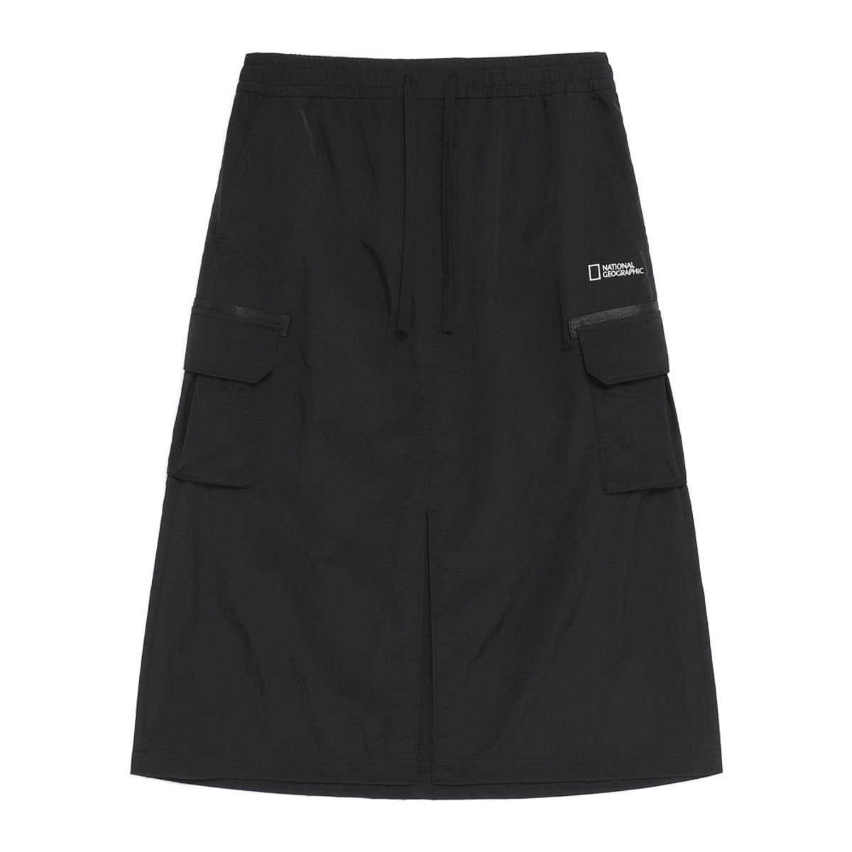 내셔널지오그래픽(NATIONALGEOGRAPHIC) N261WSK960 여성 오르카 타슬란 A라인 카고 스커트 BLACK