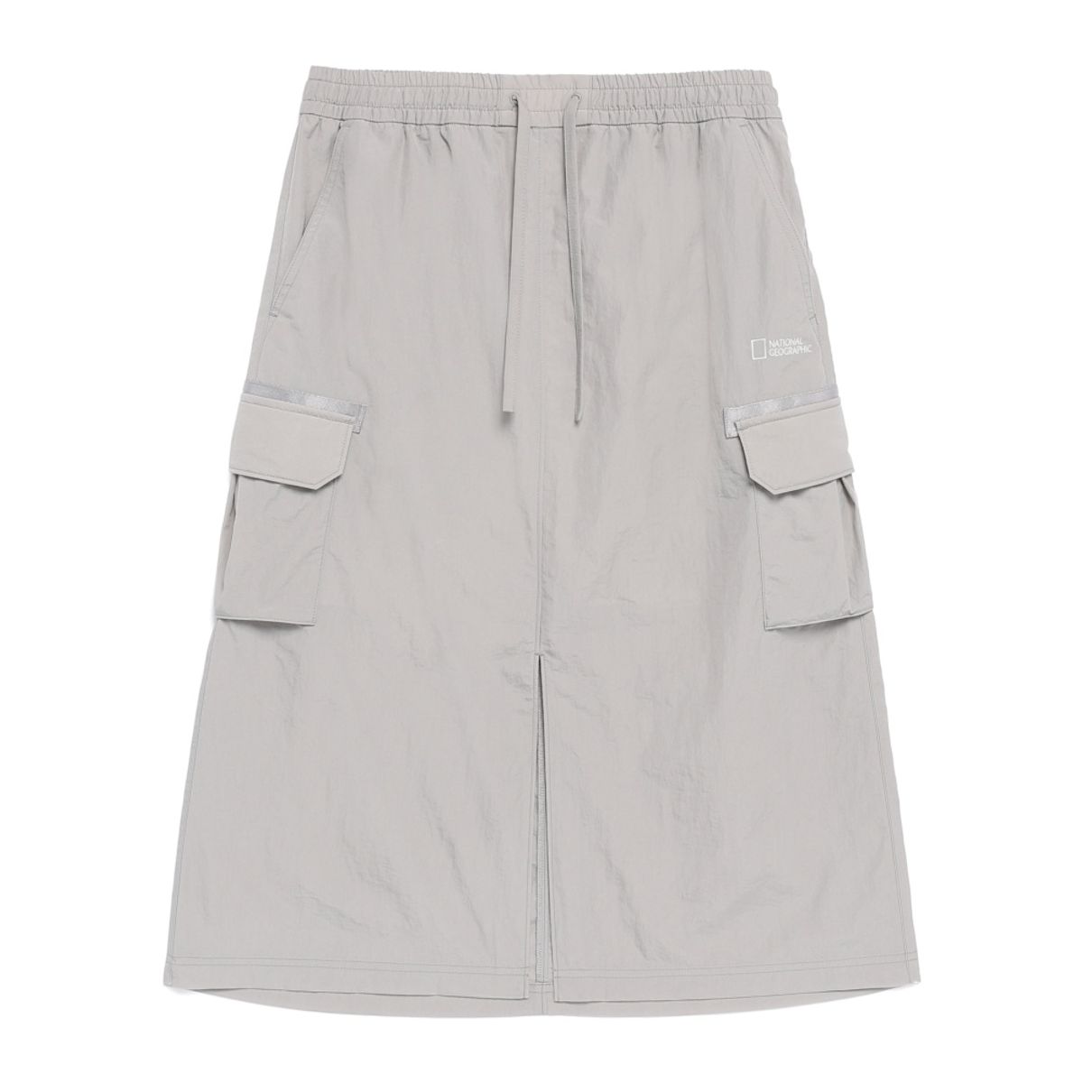 내셔널지오그래픽(NATIONALGEOGRAPHIC) N261WSK960 여성 오르카 타슬란 A라인 카고 스커트 L/GREY