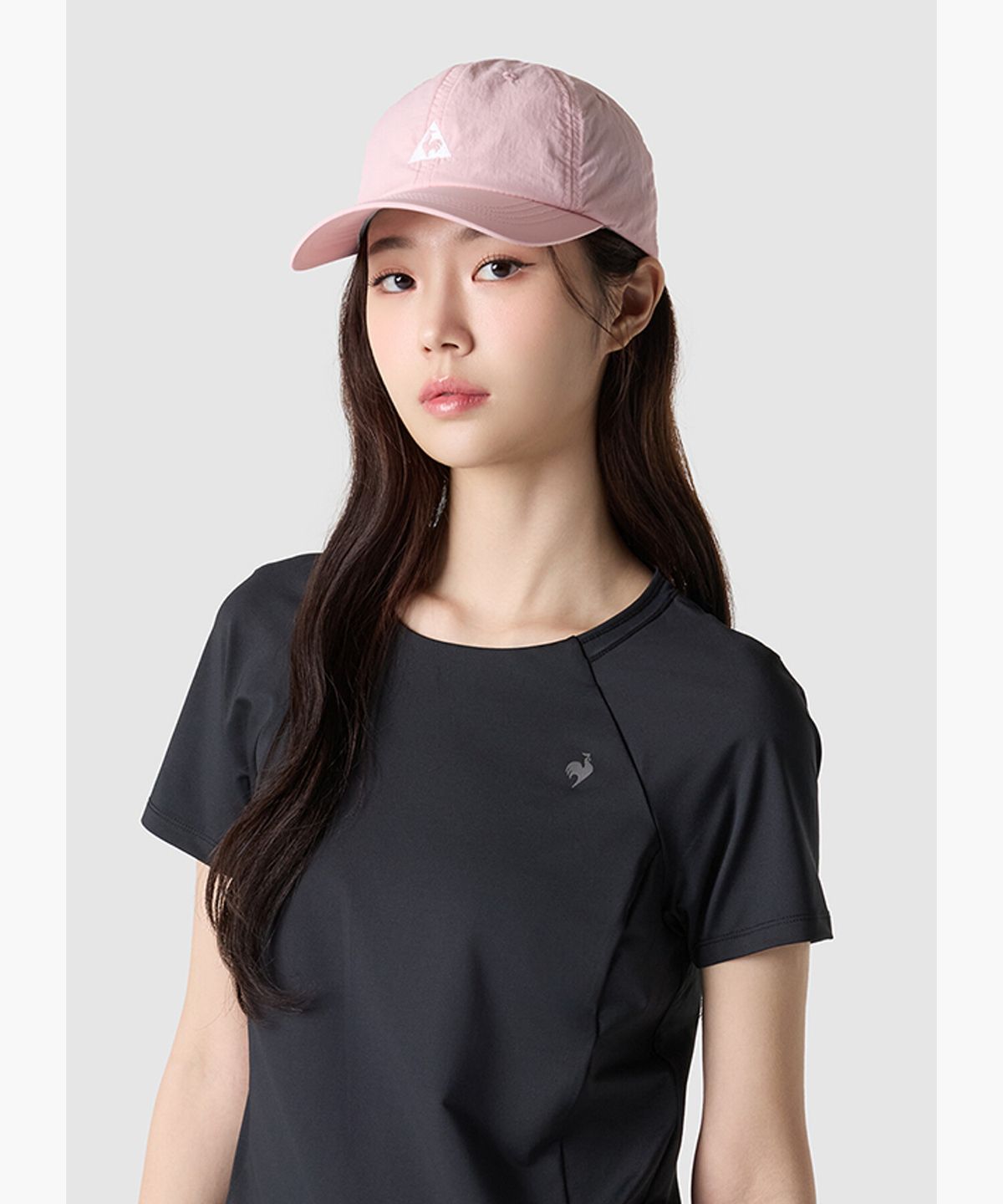 르꼬끄(LECOQ) 나일론 경량 볼캡 - 핑크 QR123ACP21
