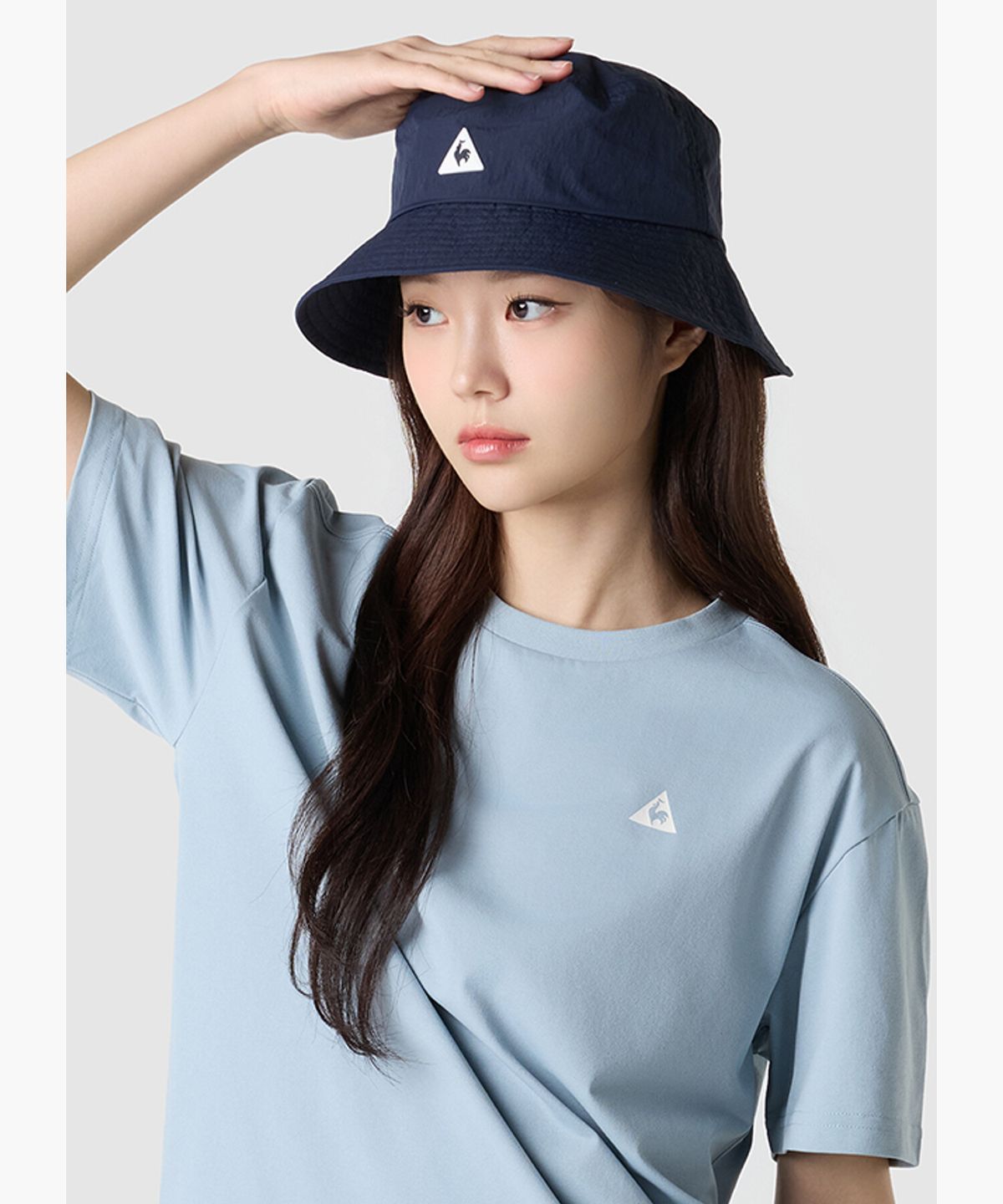 르꼬끄(LECOQ) 나일론 경량 버킷햇 - 블랙 QR123ACP22