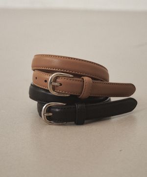 에센셜 슬림 가죽 벨트 3COLOR