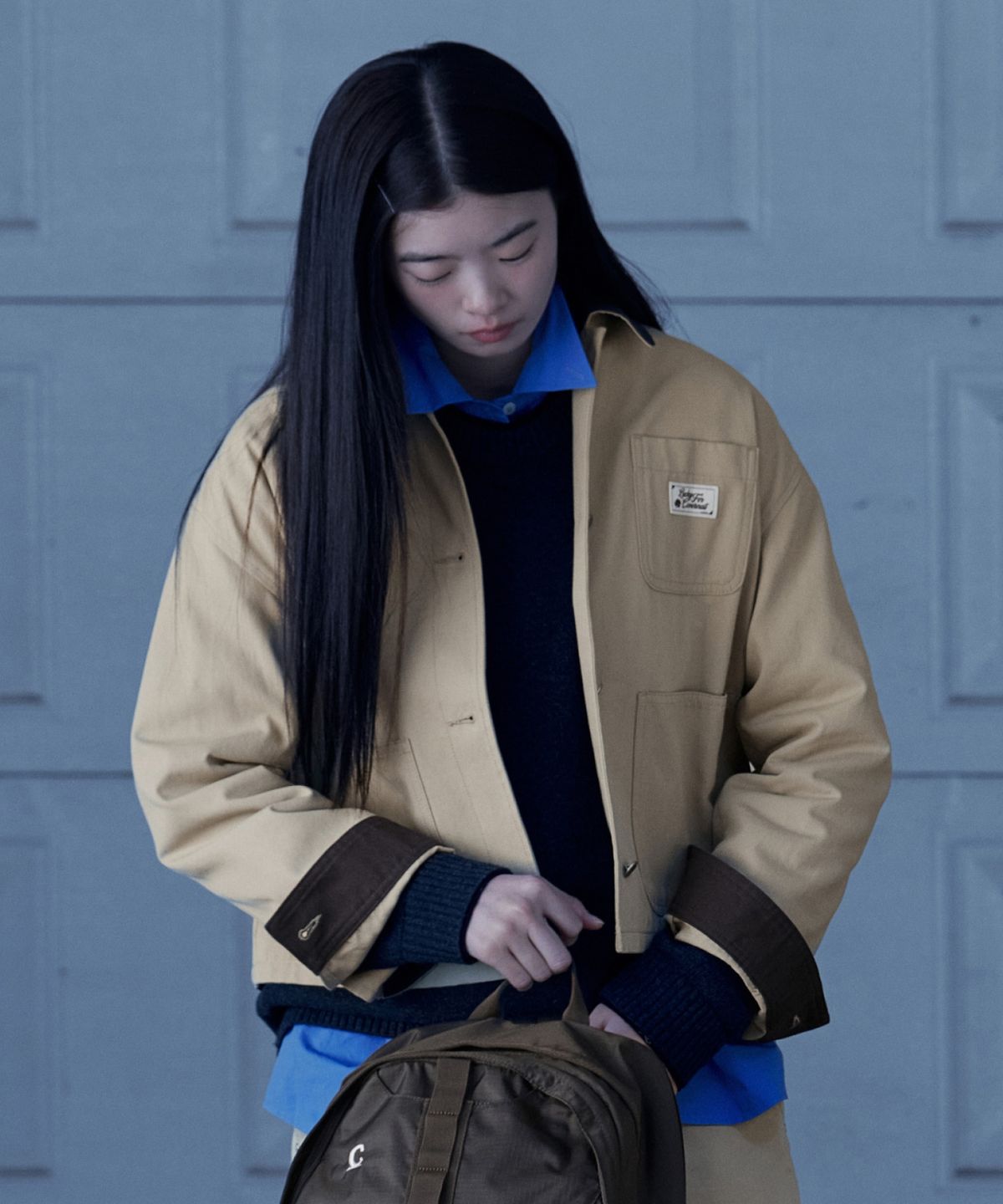 커버낫 우먼(COVERNAT WOMAN) 우먼 워크 자켓 카키