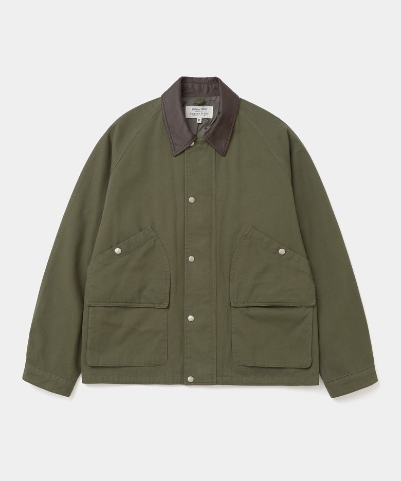 short hunting field jacket olive