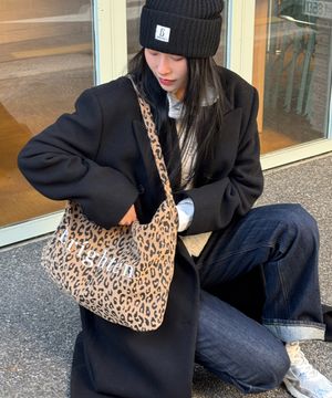 캐리백 레오파드 카멜