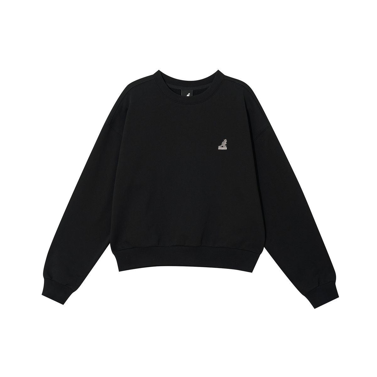 캉골(KANGOL) 우먼스 그래픽 스웨트셔츠 1808 블랙