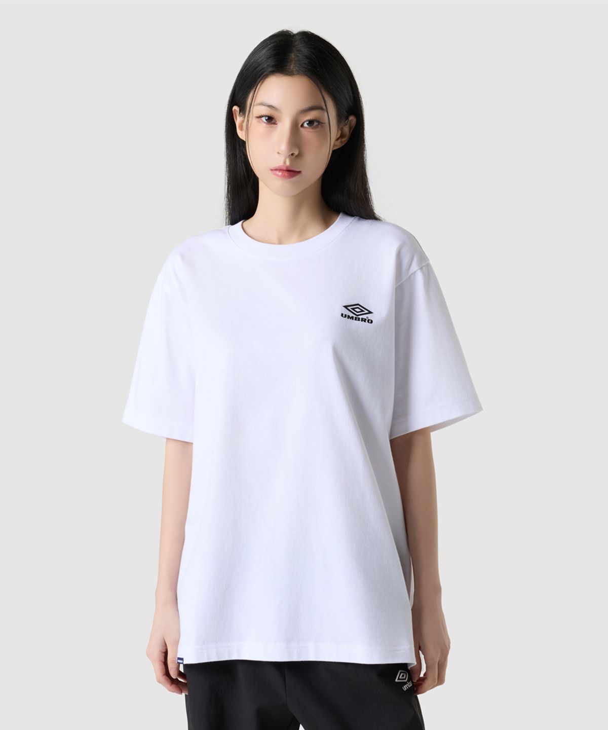 엄브로(UMBRO) 2PACK 반팔 티셔츠 화이트 UR111CRS20