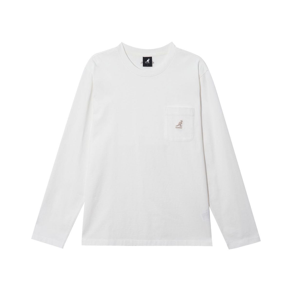 캉골(KANGOL) 에센셜 롱슬리브 3544 오프화이트