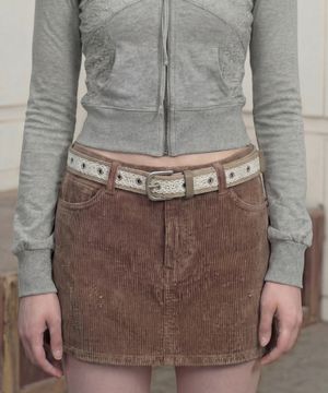 레이스 아일렛 벨트 LACE BELT / EYELET / D BEIGE