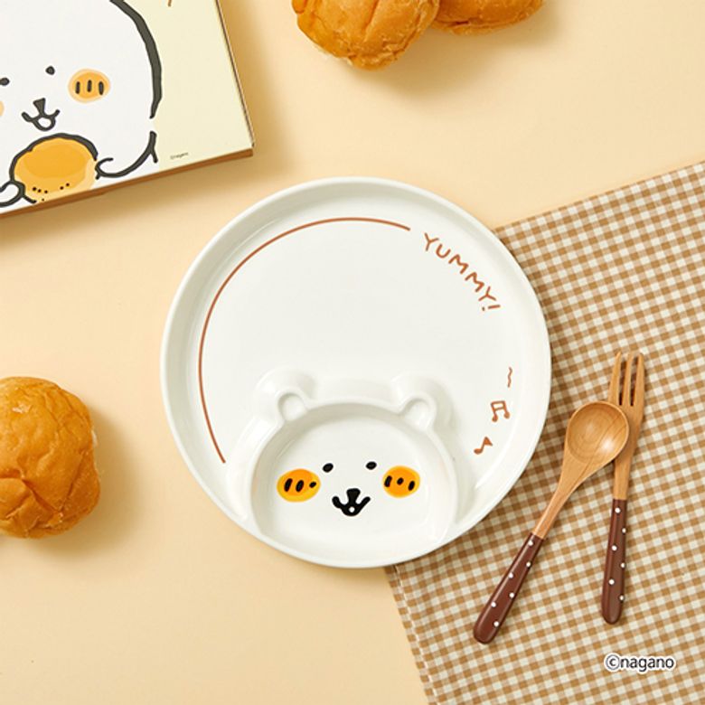 담곰이 원형 나눔접시
