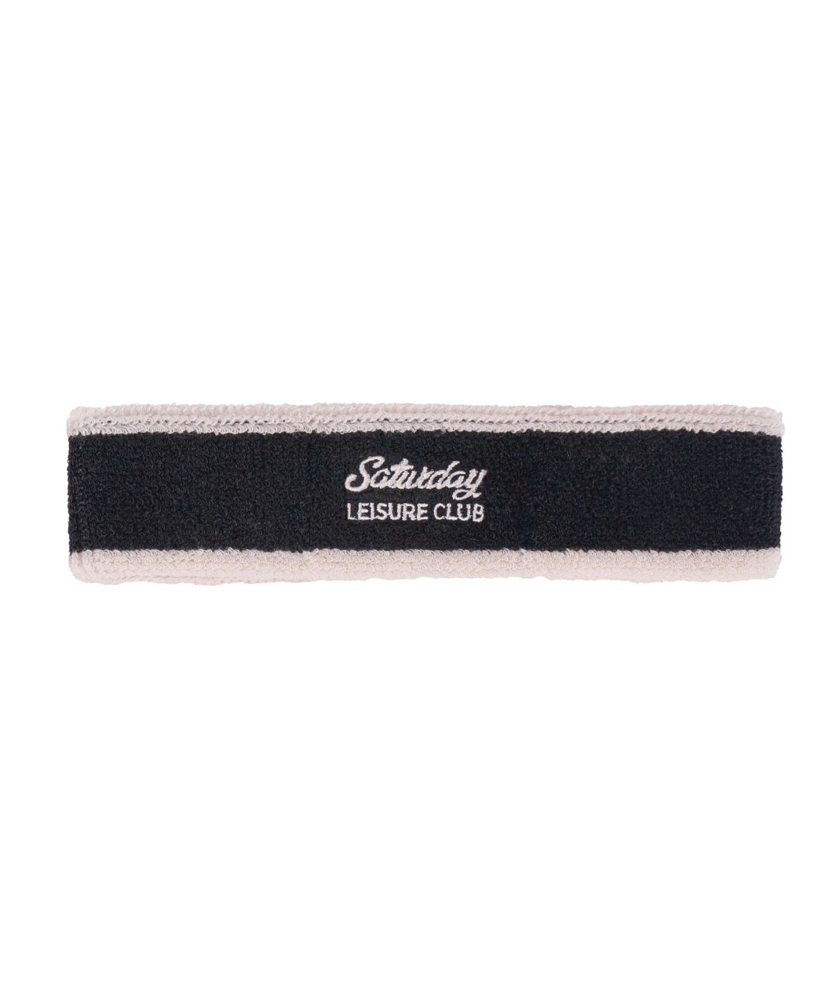 세러데이 레저 클럽(SATURDAY LEISURE CLUB) Leisure Headband - Black &Ivory