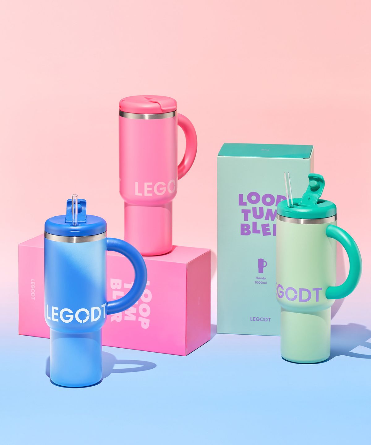 레고트(LEGODT) 루프 텀블러 핸디 1000ml (3 colors)