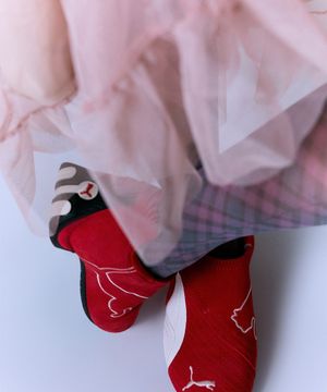 [슬기 착용] 슬립캣 - 레드:웜화이트 / 406357-07