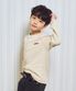 (K) 와플 헨리넥 티셔츠 크림