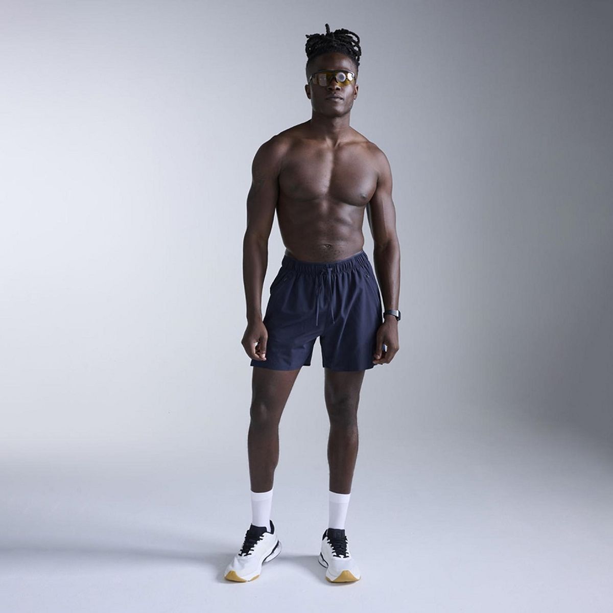투타임즈유(2XU) (남성) 모션 5 인치 언라인드 쇼츠_MR7705BMDN-MDN