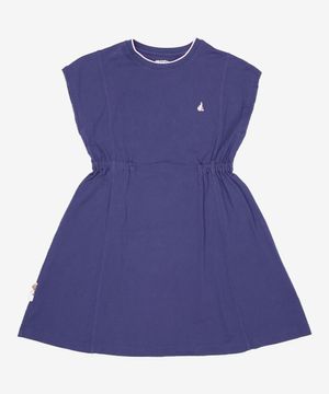 [위베어베어스] 그래픽 포인트 원피스 - 네이비 (BI3771G02R) 160