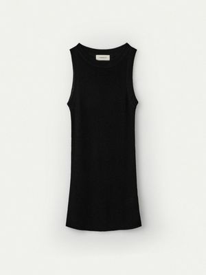 Weightless Wool Sleeveless Top_Black