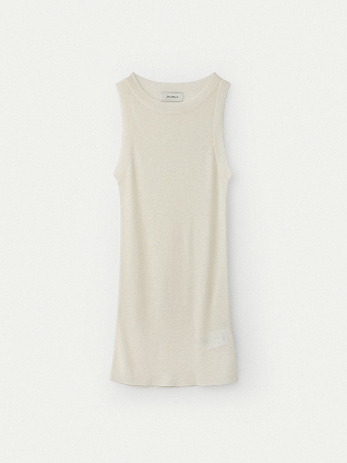 우마뭉(UMARMUNG) Weightless Wool Sleeveless Top_Ivory
