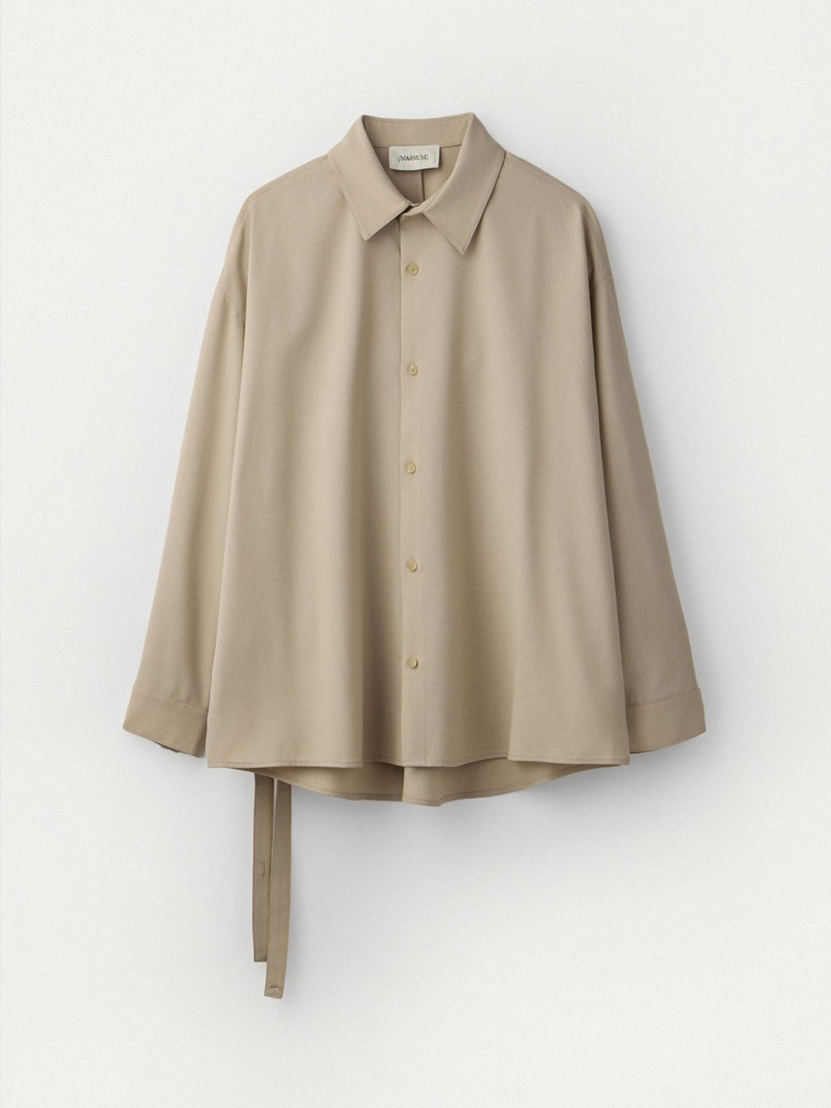 우마뭉(UMARMUNG) Tropical Wool Shirts Jacket_Beige