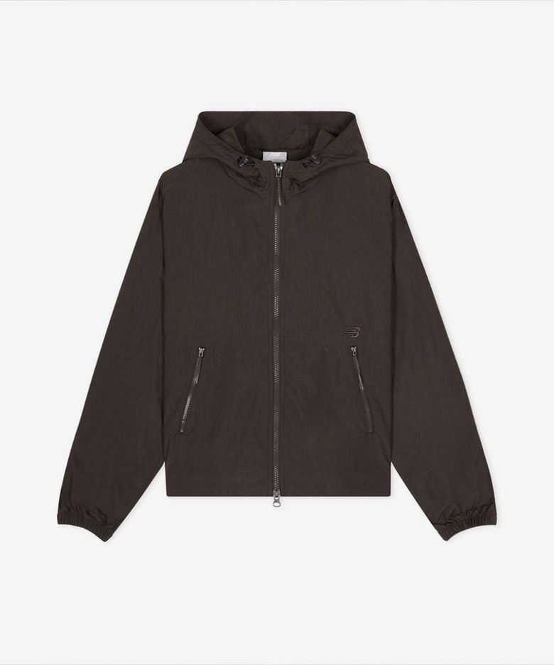 NBNAG2W322 / WOMEN 에센셜 후드 우븐 자켓 (BROWN)