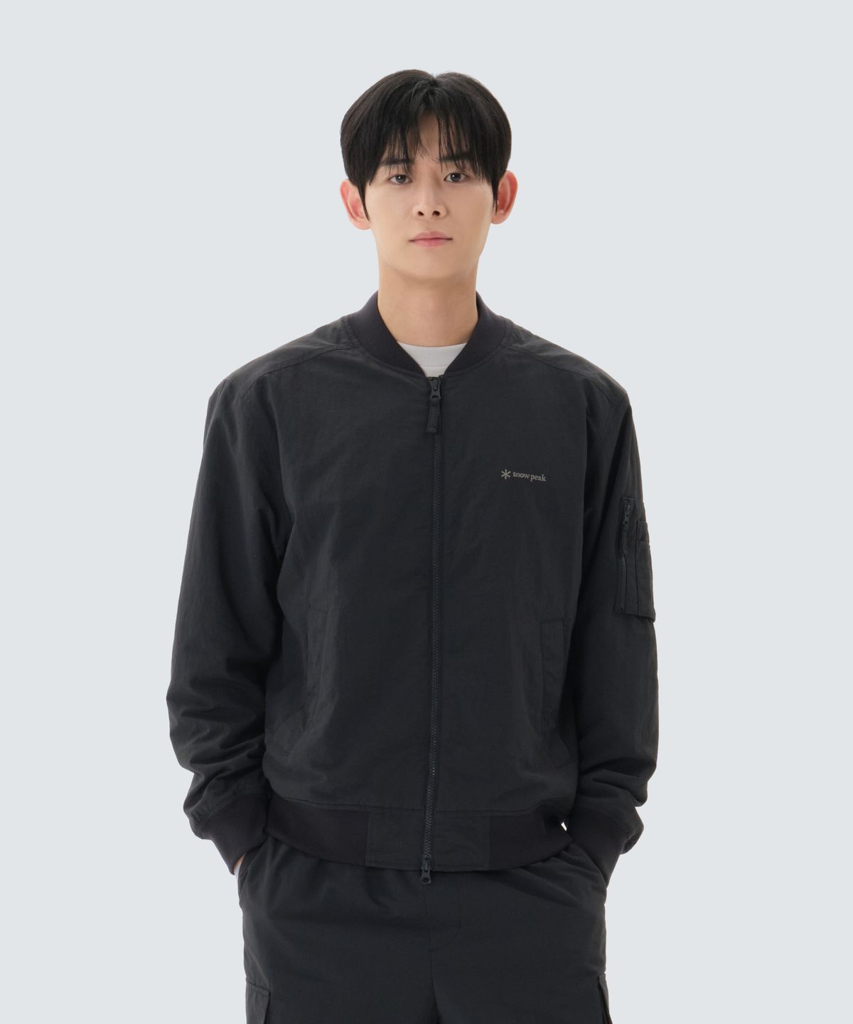 스노우피크 어패럴(SNOWPEAK APPAREL) 캠플 봄버 자켓 (S26ZMCWB14) Dark Navy