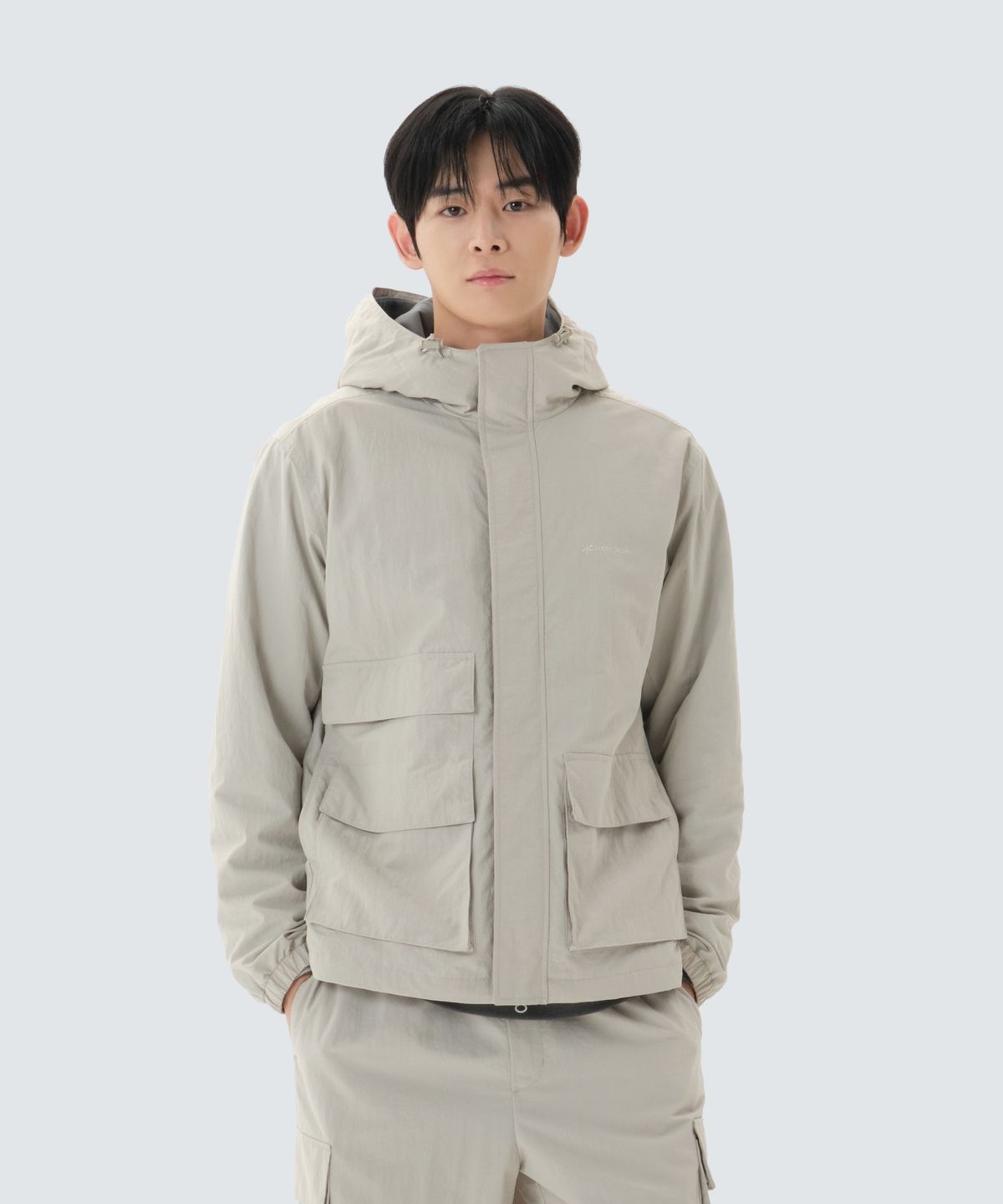 스노우피크 어패럴(SNOWPEAK APPAREL) 캠플 유틸리티 바람막이 (S26ZMCWB10) Light Beige