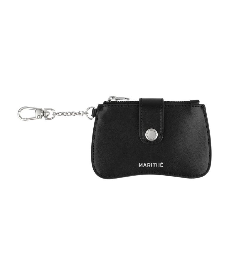 REGULAR LOGO PEANUT KEYRING WALLET black