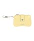 REGULAR LOGO PEANUT KEYRING WALLET light yellow