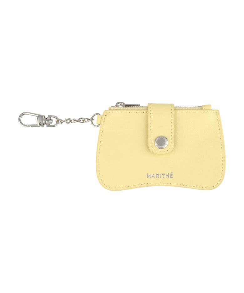 REGULAR LOGO PEANUT KEYRING WALLET light yellow