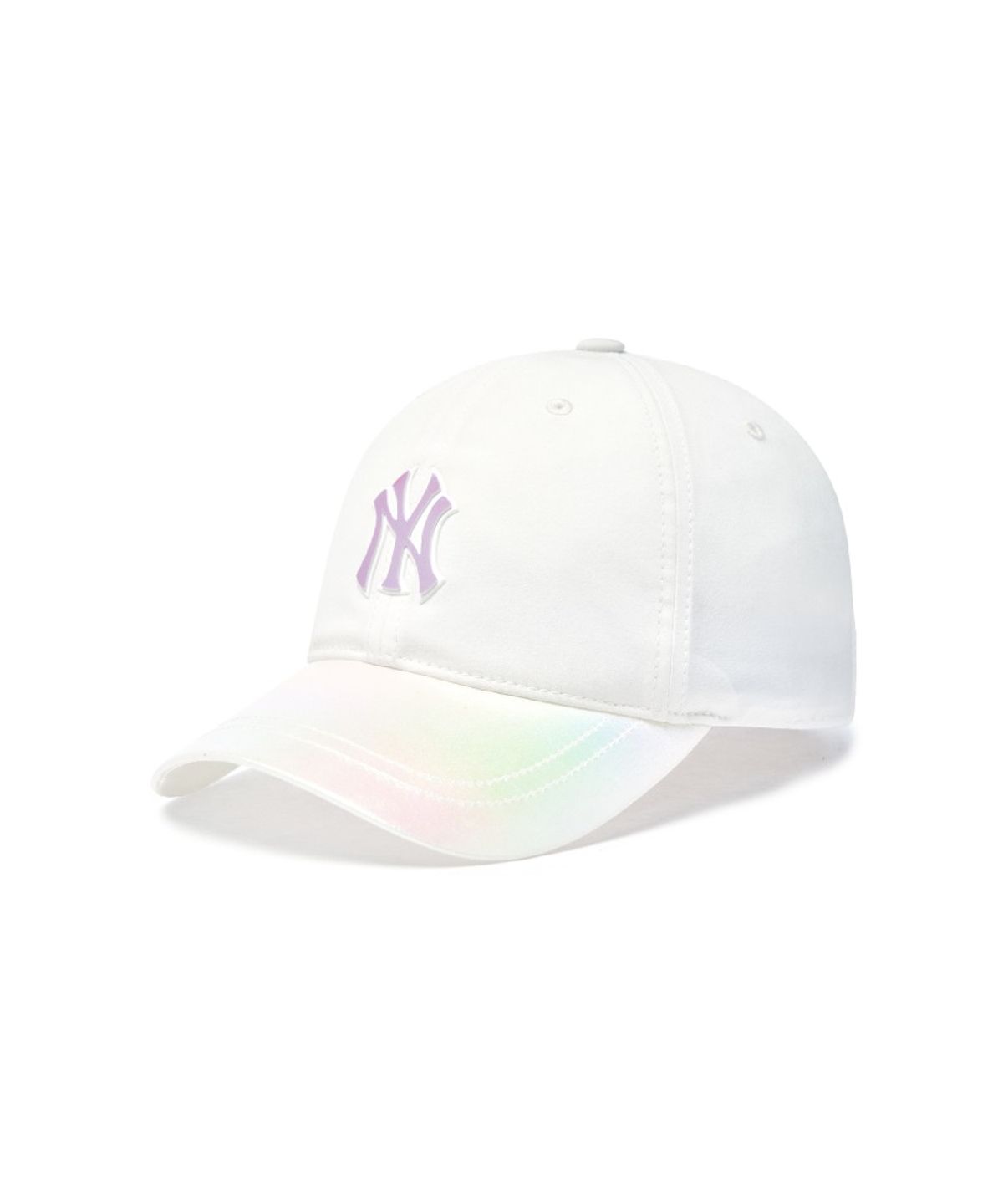 엠엘비 키즈(MLB KIDS) 여아 쿨필드 레인보우 볼캡 NY (White)