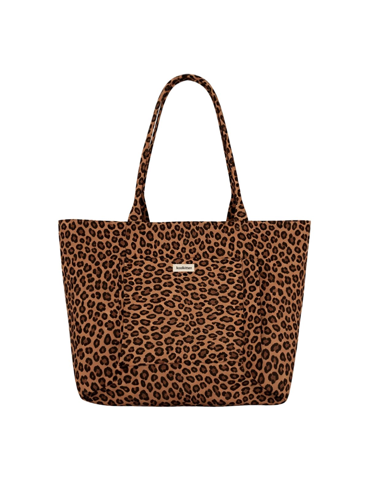 쿨키튼(KOOLKITTEN) Leopard Hobo Canvas Bag