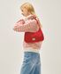 CLASSIC LOGO HOBO BAG red