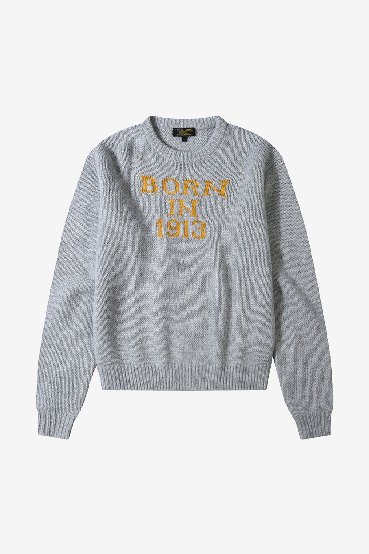 르몽생미셸(LE MONT ST MICHEL) SOSTRA-BORN IN 1913 SWEATER_Grey