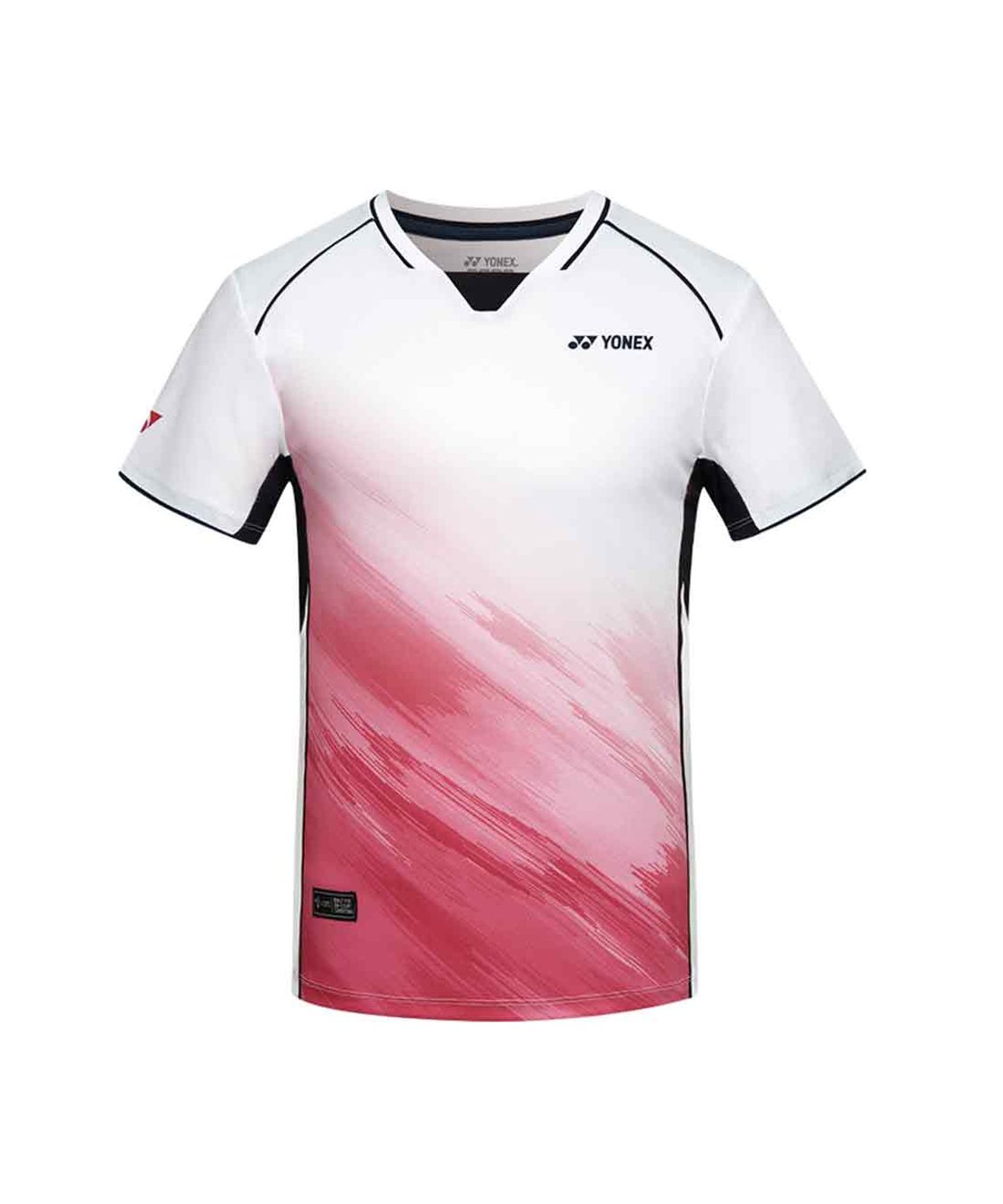 요넥스(YONEX) 261TS007M 화이트/블루 남성용 러프 그래픽 게임웨어