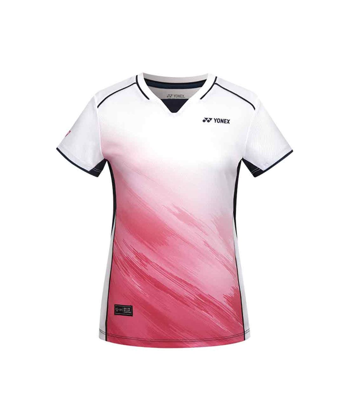 요넥스(YONEX) 261TS008F 화이트/블루 여성용 러프 그래픽 게임웨어