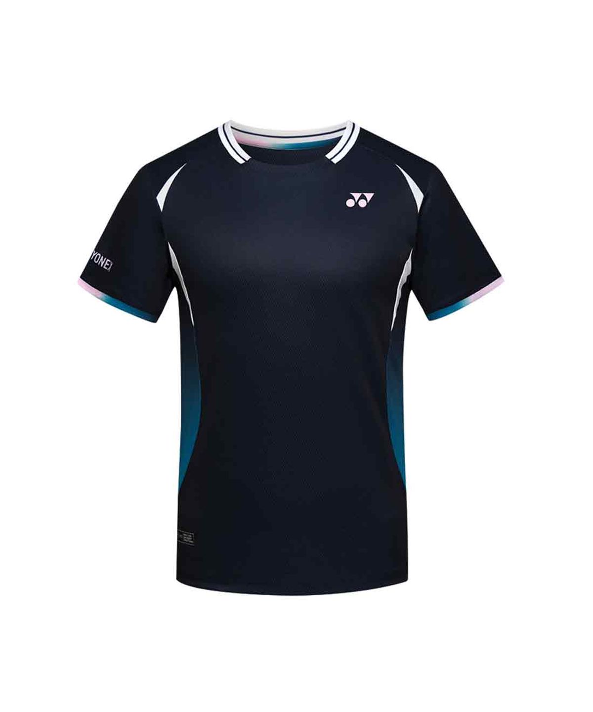 요넥스(YONEX) 261TS009M 다크 네이비 남성용 컬러 배색 포인트 게임웨어