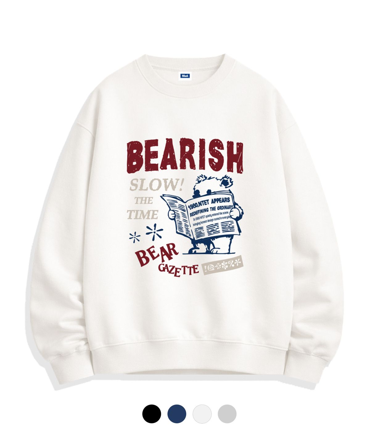 엔티이티(NTET) bearish sweatshirts (4color)