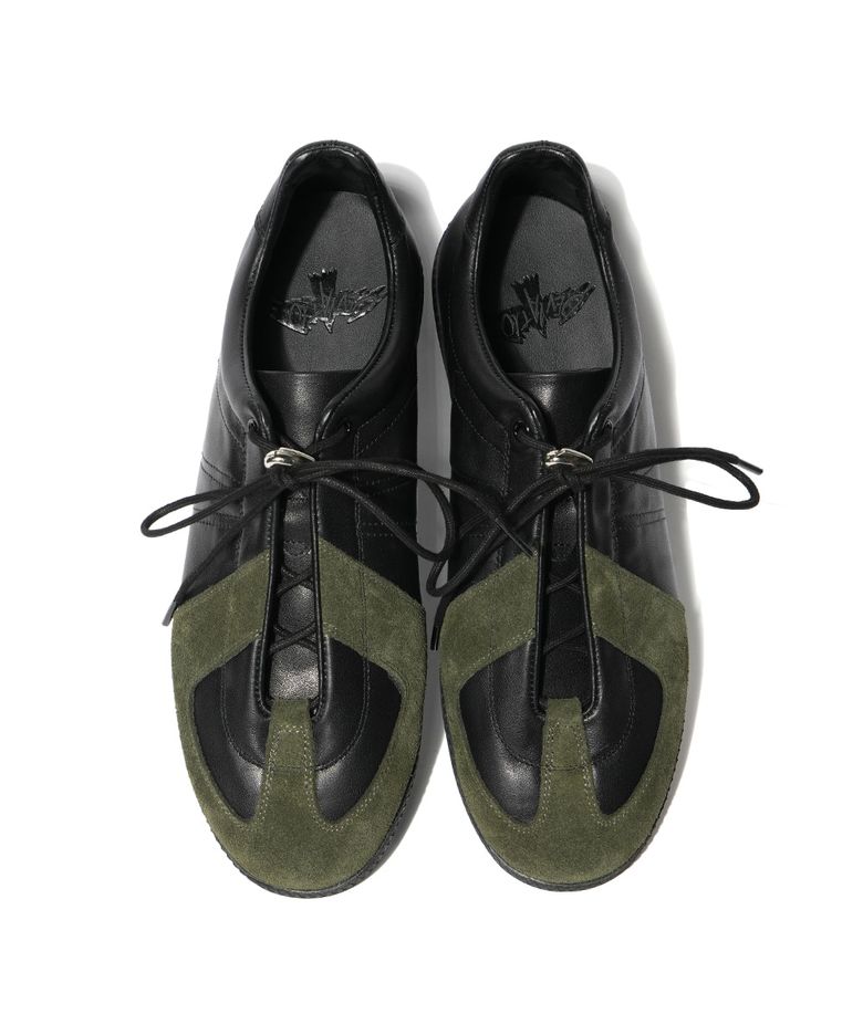 DV RACING TRAINERS (BLACK&KAHKI)