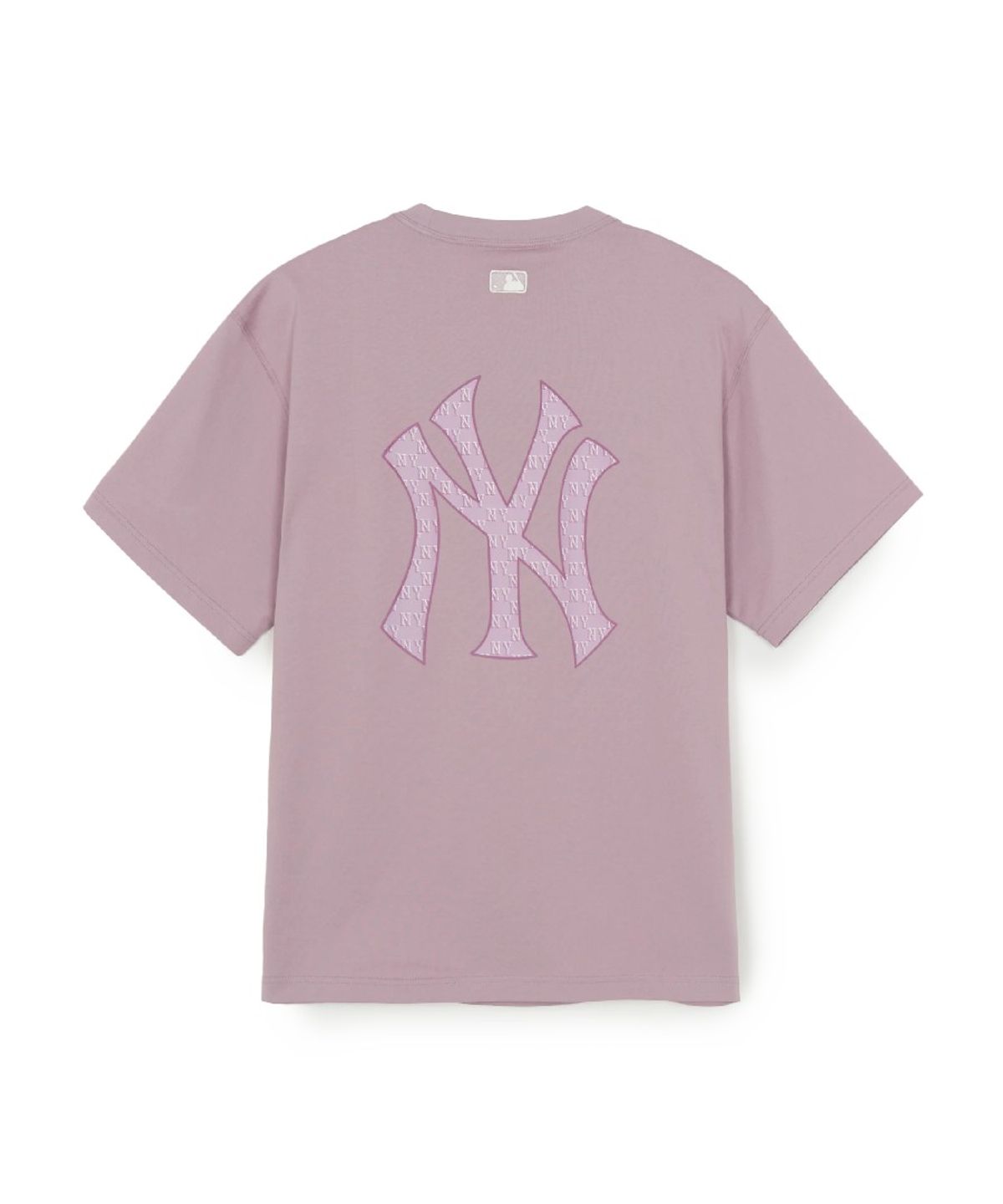 엠엘비(MLB) 클래식 모노그램 빅럭스 오버핏 반팔 티셔츠 NY (L.Lavender)