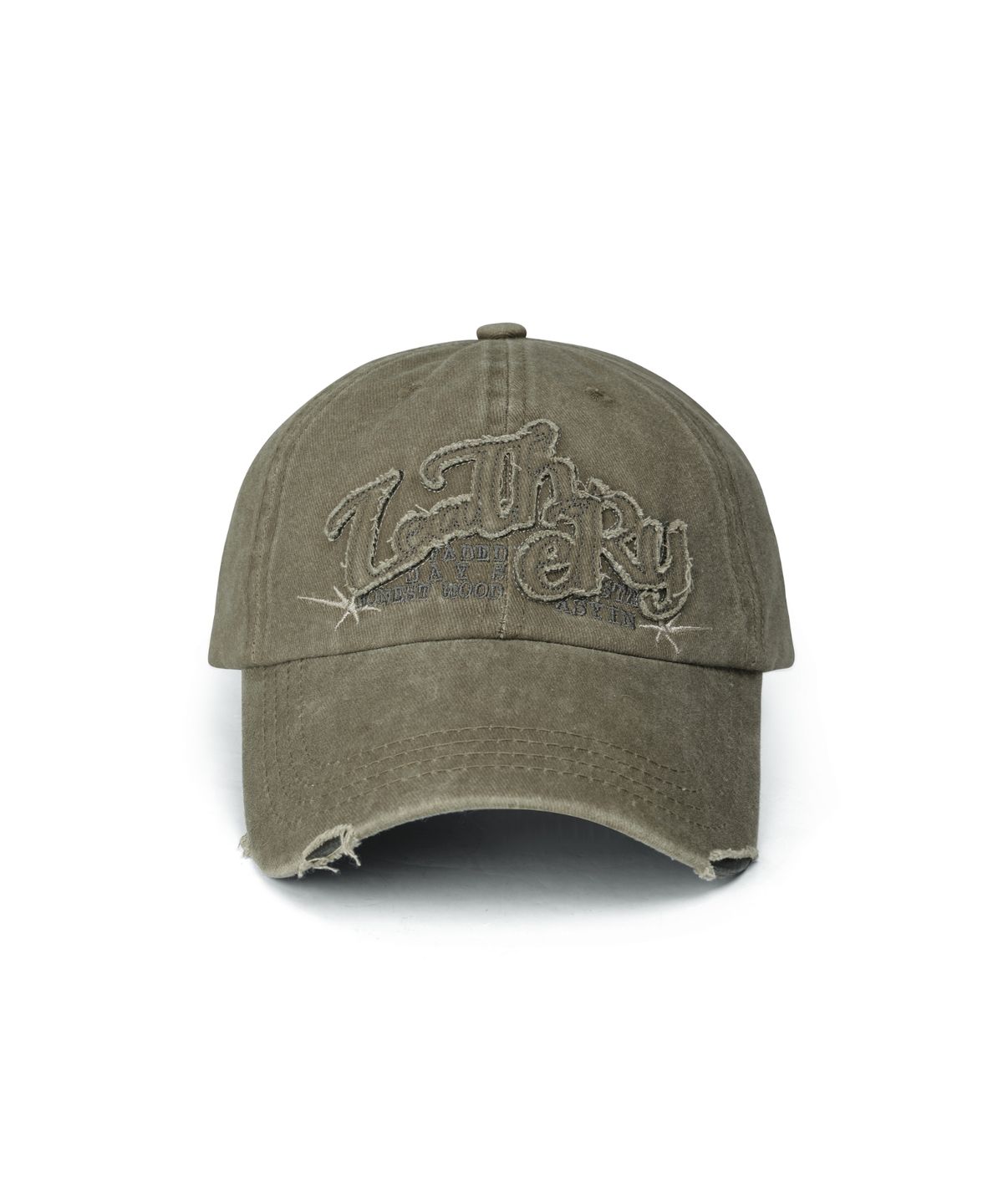 레더리(LEATHERY) 워시드 스탈링 볼캡 [KHAKI]
