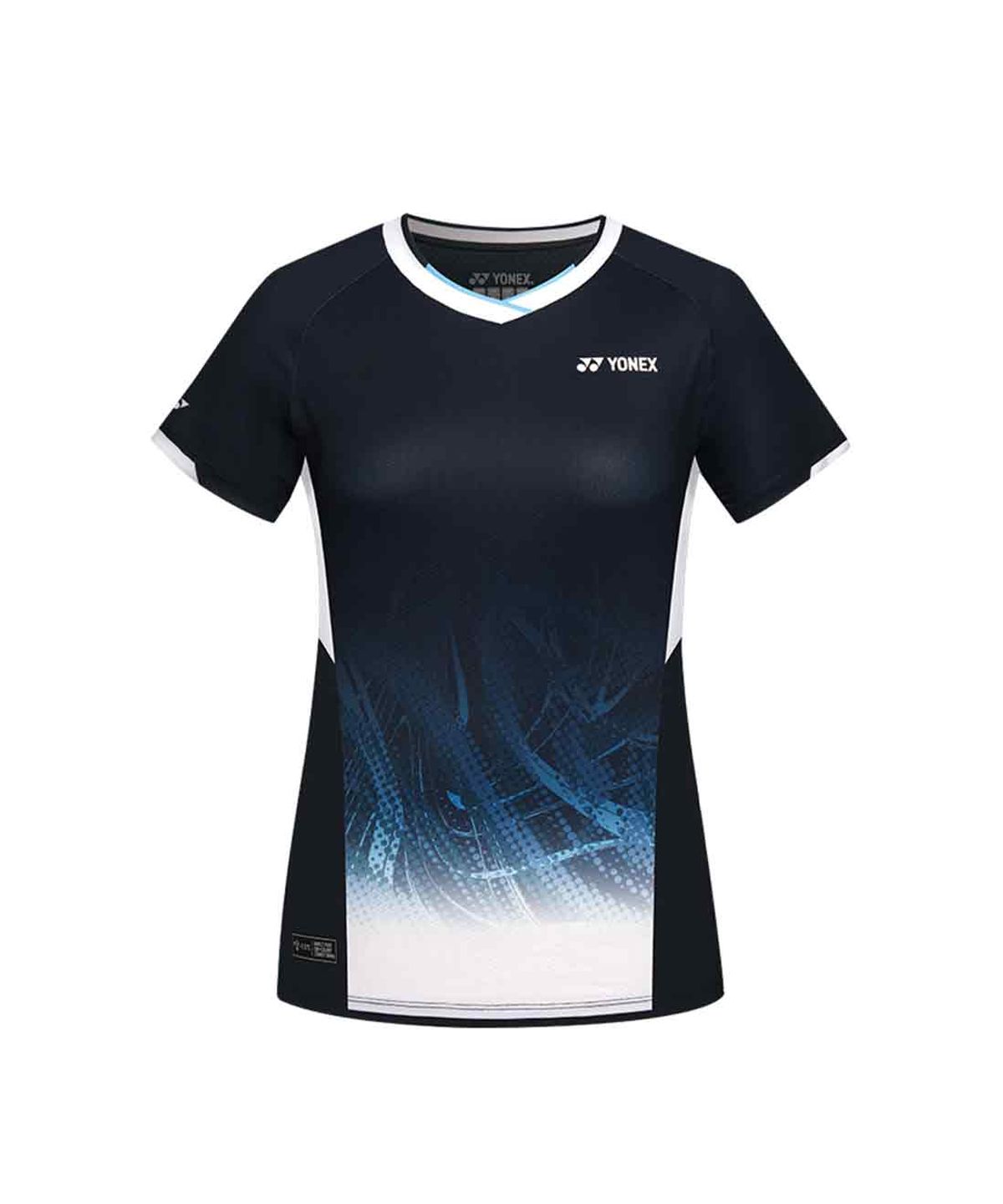 요넥스(YONEX) 261TS020F 미드나이트 블랙 여성용 컬러 포인트 게임웨어