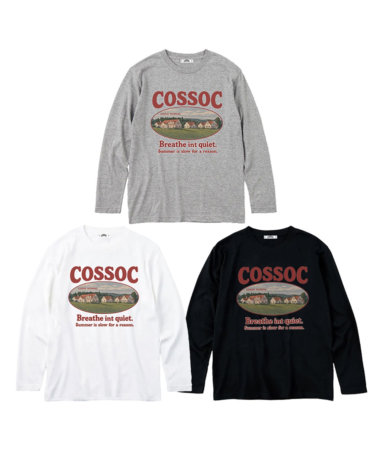 코소(COSO) CC 선데이 모닝 긴팔 롱슬리브_3 Colors